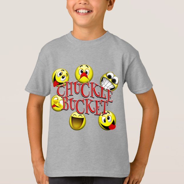 ’CHUCKLE BUCKET’ T-Shirt (Framsida)