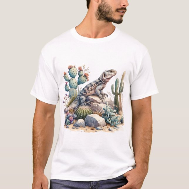 Chuckwalla Chillin T Shirt (Framsida)