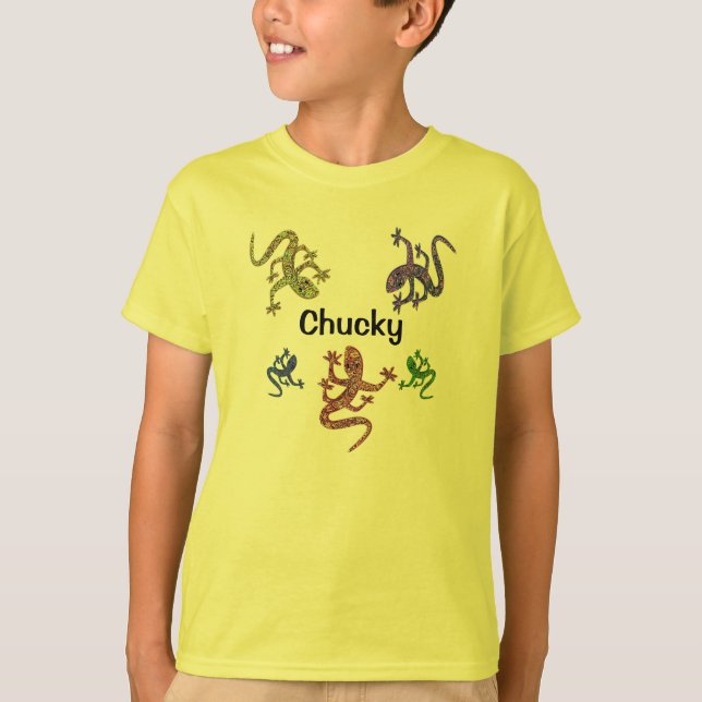 Chucky Salamander T-Shirt - 2 sidors design (Framsida)