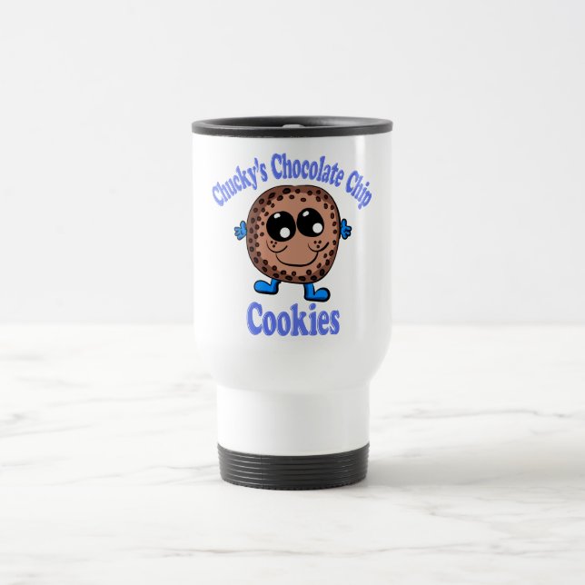 Chuckys chokladchips-kakor resemugg (Center)