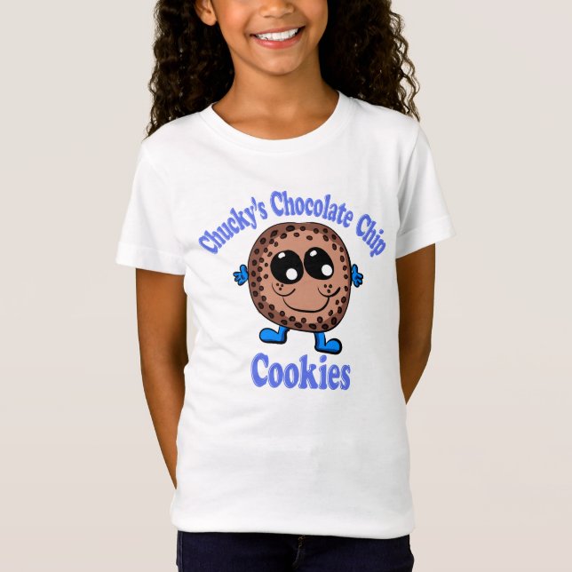 Chuckys chokladchips-kakor t shirt (Framsida)