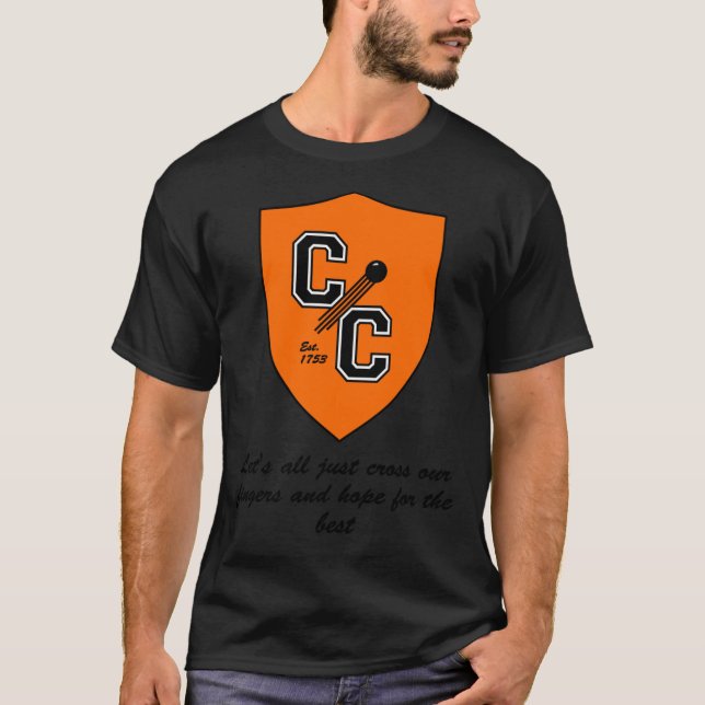 Chudley Cannons Logotyp med Motto   T Shirt (Framsida)