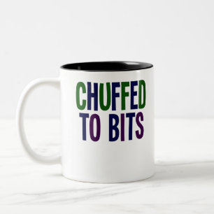 Chuffade till Bits! Lancashire Yorks Två-Tonad Mugg