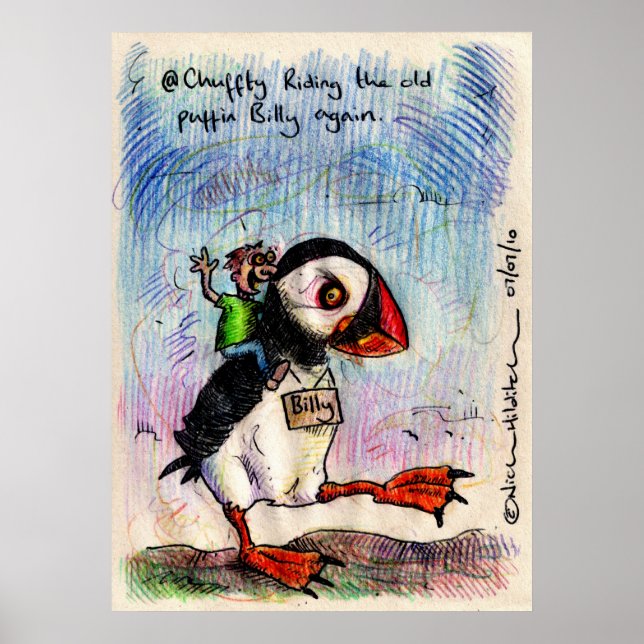 @Chuffty irkafirka print Poster (Framsidan)