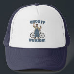 Chug it we Ride Cycling Keps<br><div class="desc">Avsluta den där ölkillen, det är dags att cykla! Den här roliga designen är en gammal man med mustasch i overalls som håller en öl och säger att det är dags att cykla.</div>