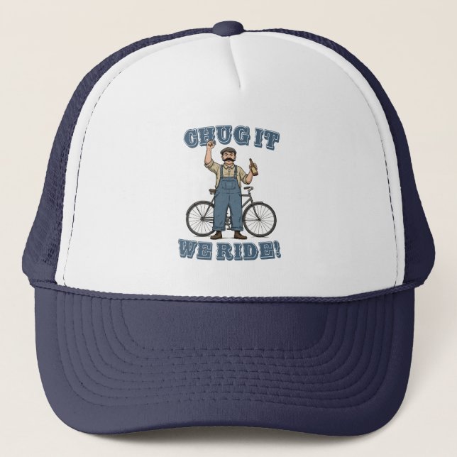 Chug it we Ride Cycling Keps (Framsida)