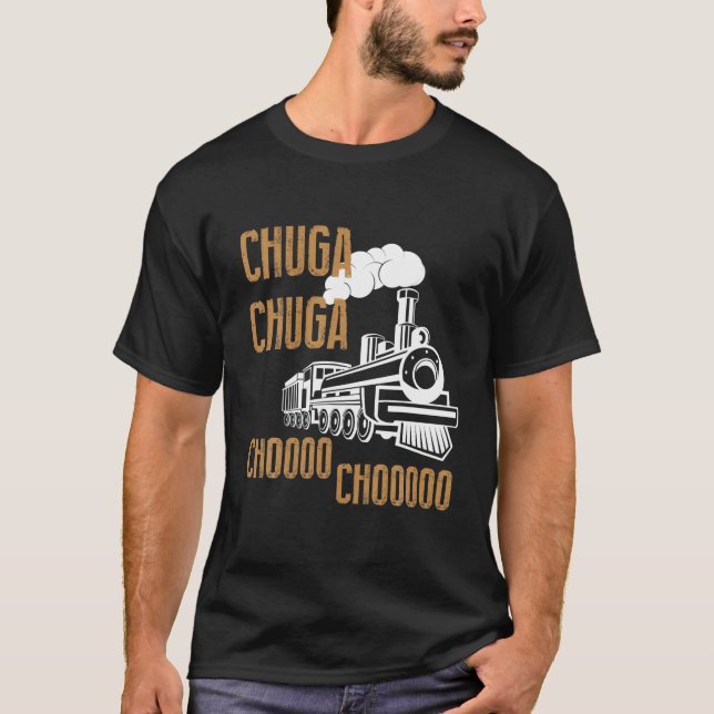 CHUGA CHUGA CHOO CHOO EXPRESS TÅG T Shirt (Framsida)