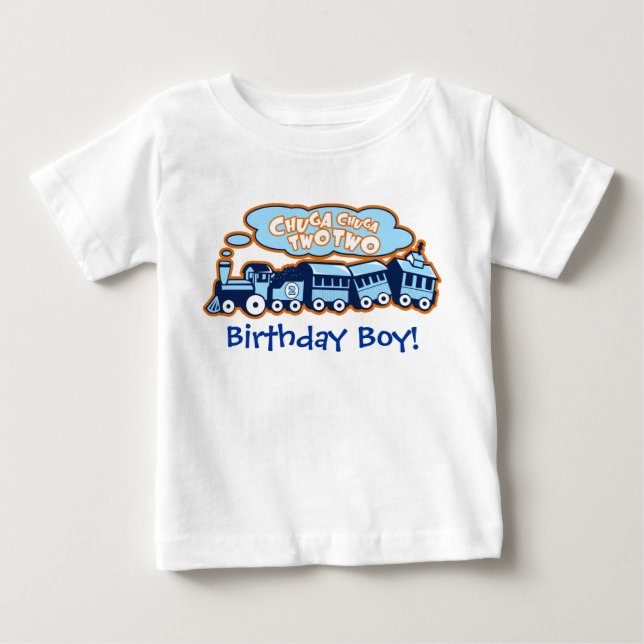 Chuga Chuga två två! Tee Shirt (Framsida)