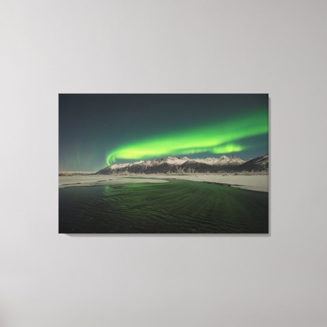 Chugach Aurora Canvastryck (Framsida)