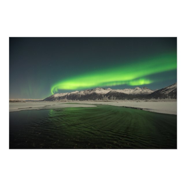 Chugach Aurora Fototryck (Framsidan)