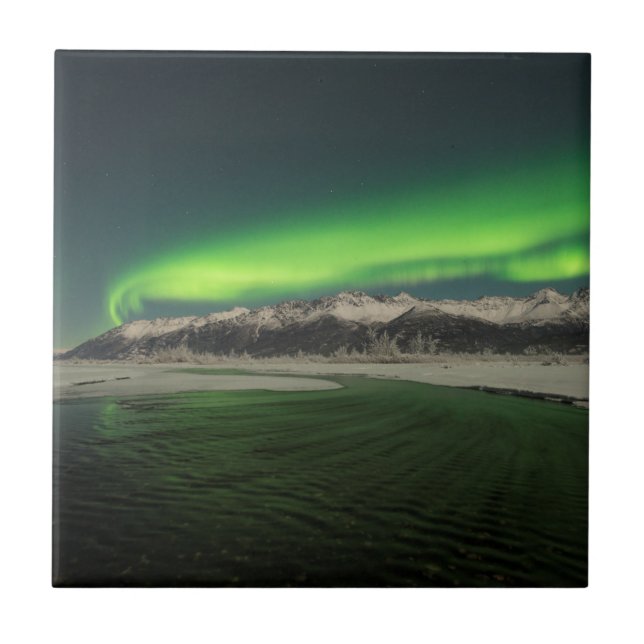 Chugach aurora kakelplatta (Framsidan)