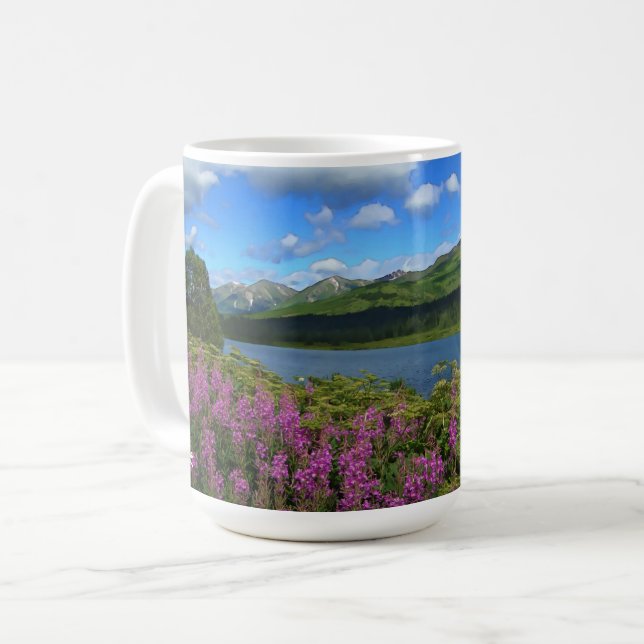 Chugach Mountains - 15 oz. Kopp (Framsida vänster)