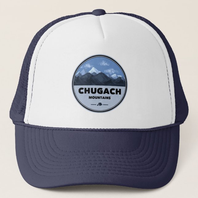 Chugach Mountains Alaska Camping Keps (Framsida)