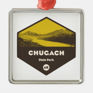 Chugach State Park, Alaska Julgransprydnad Metall