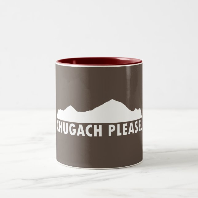 Chugach, tack Två-Tonad mugg (Center)