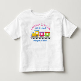 Chugga Choo Tåg Tematiserad Tecknad Film Alla Åldr T Shirt