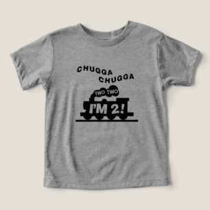 Chugga Chugga Choo 2 Birthday T-shirt