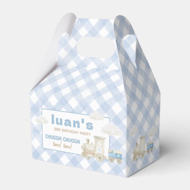 Chugga Chugga Train Birthday  Presentaskar (Framsidan Sidan)