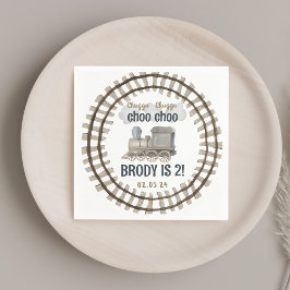 Chugga Chugga två andra födelsedagen Pappersservett