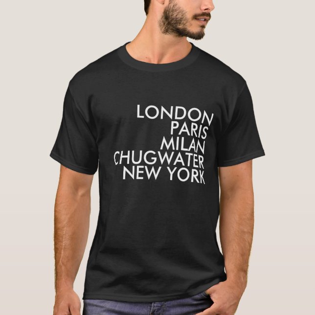 Chugwater Wyoming Shirt T-shirt (Framsida)