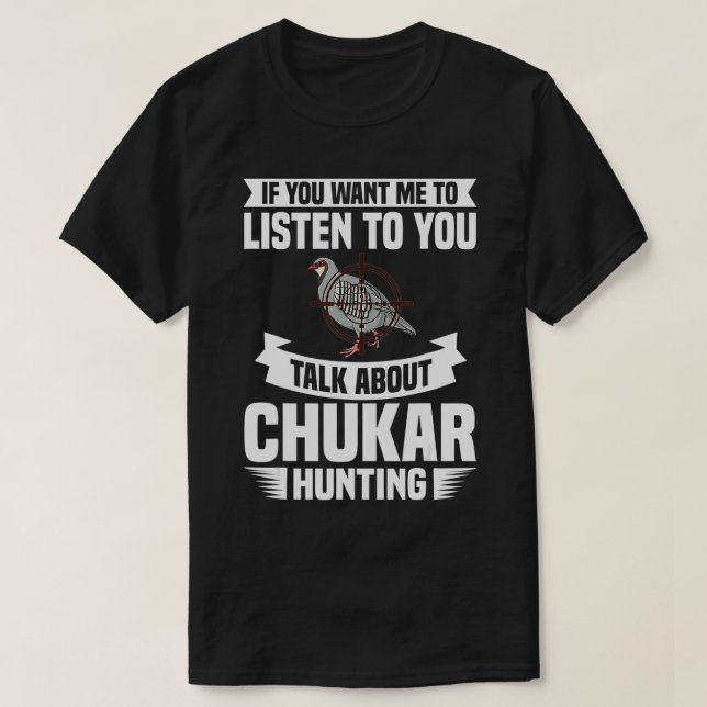 Chukar Hunting Bird Hunter Season2 T Shirt (Design framsida)