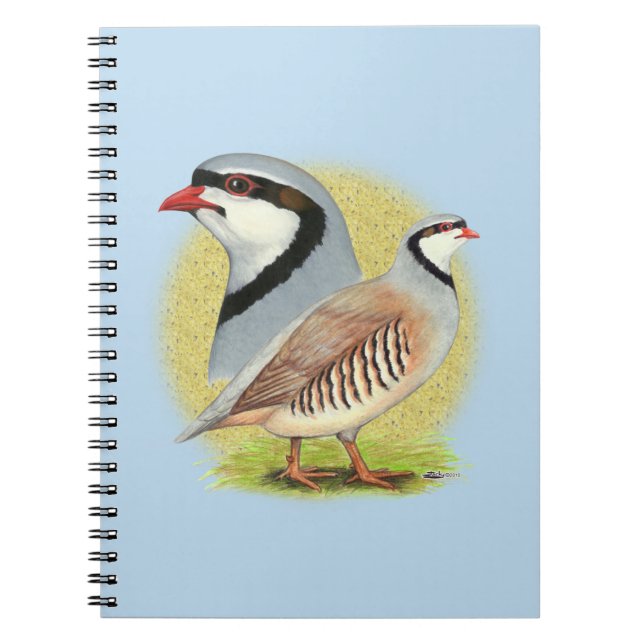 Chukar Partridge Combo Anteckningsbok (Framsidan)