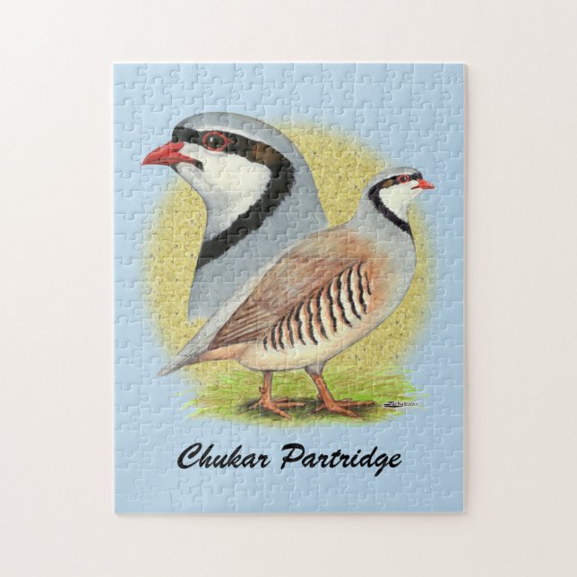 Chukar Partridge Combo Pussel (Vertikal)