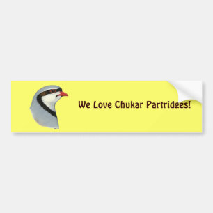 Chukar: Partridge Head Bildekal