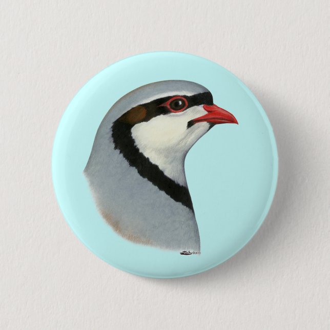 Chukar: Partridge Head Knapp (Framsida)