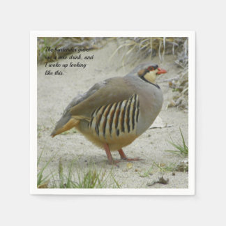 Chukar Partridge Pappersservett