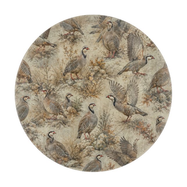 Chukar Rapphöna, Konst  (Framsidan)