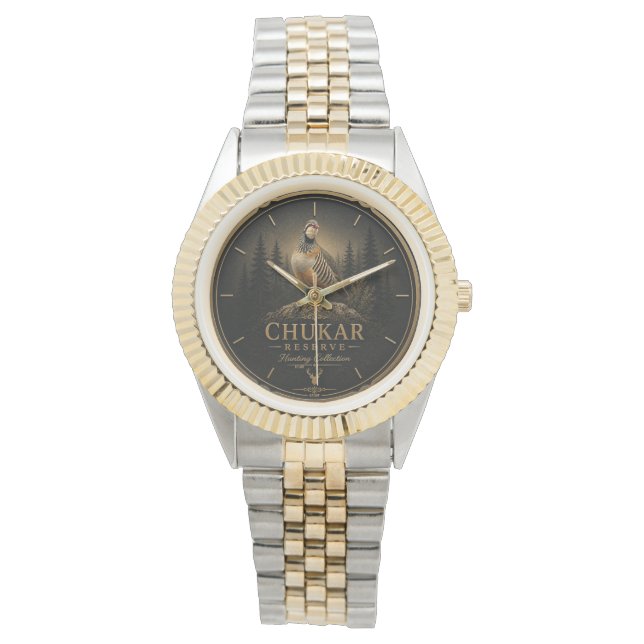 Chukar Rapphöna ,Konst Armbandsur (Framsida)