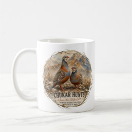 Chukar Rapphöns Par Konst Kaffemugg