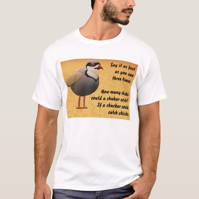 Chukar tungabedragare t-shirt (Framsida)
