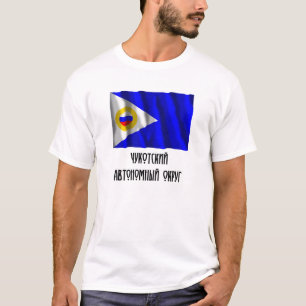 Chukotka autonom Okrug flagga T-shirt