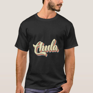 Chula Baseball Font T Shirt