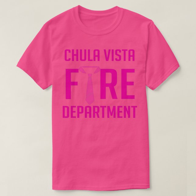 Chula Vista Fire Department T Shirt (Design framsida)