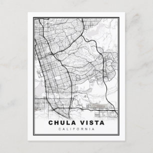 Chula Vista Karta Vykort