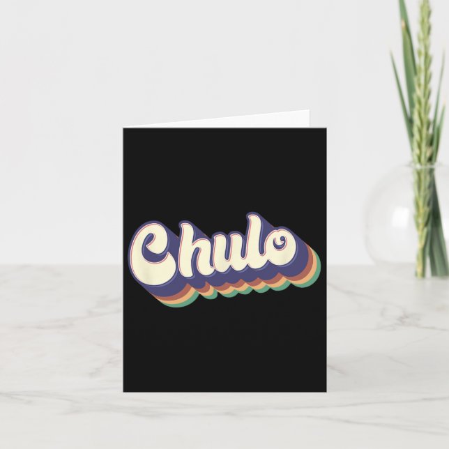 Chulo Latino Män Pojkar Cinco De Mayo Retro Spansk Kort (Framsida)