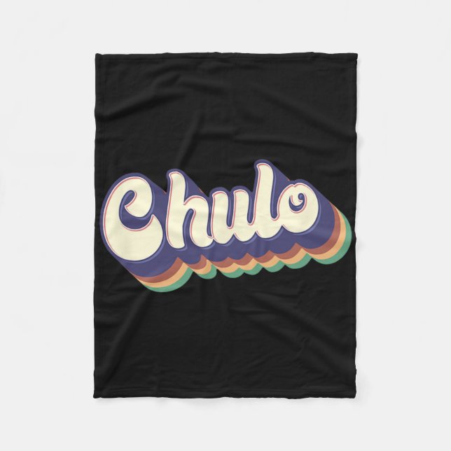 Chulo Latino Manar Boys Cinco De Mayo Retro Spansk Fleecefilt (Framsidan)