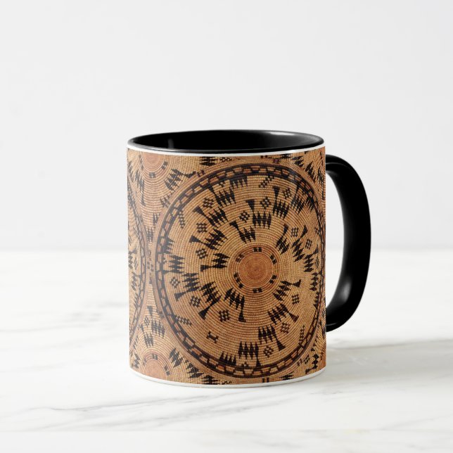 Chumash Native American Art Coffee Mugg (Framsida höger)
