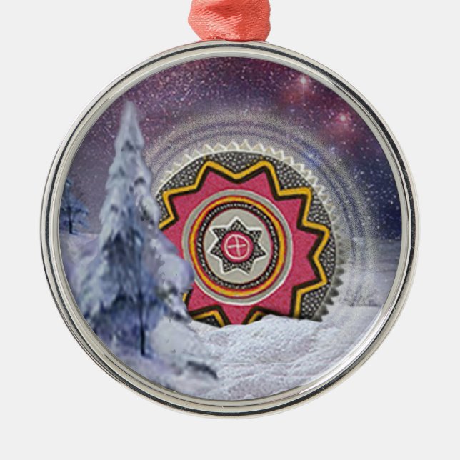 Chumash-symbol Julgransprydnad Metall (Framsidan)