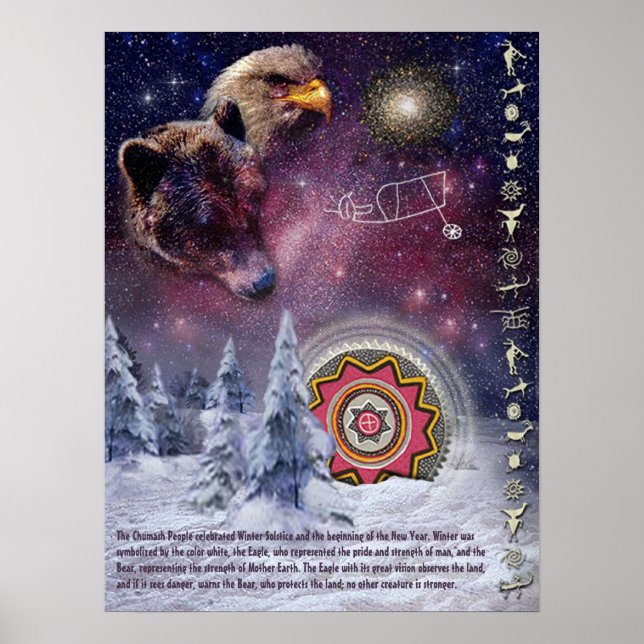 Chumash Winter Solstice Poster (Framsidan)