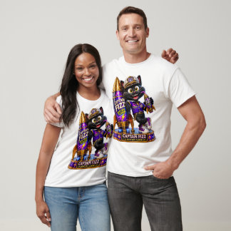 chums Cola Captain fizz T-shirt/arcania cat T-shir T Shirt