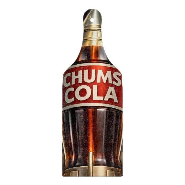 Chums cola glasskärbräda/kökstillbehör (Framsidan)