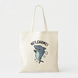 Chums Cute Toothy Shark Pun Tygkasse