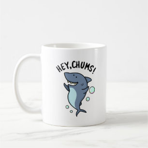 Chums Funny Toothy Shark Pun Kaffemugg