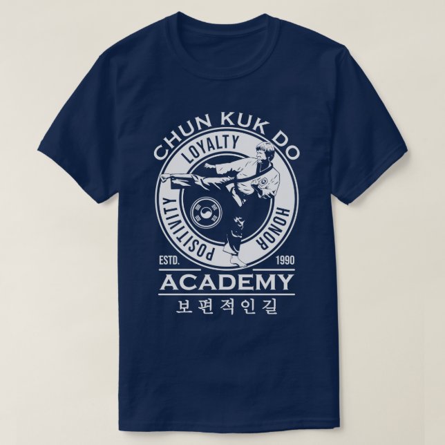 Chun Kuk Do Fictional Martial Arts Academy T Shirt (Design framsida)