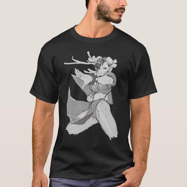 CHUN LI WATERCOLOR Classic T-Shirt (Framsida)