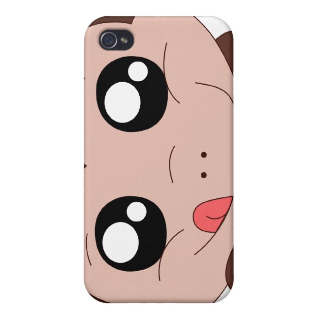 Chunky apa på din telefon iPhone 4 skydd (Baksidan)